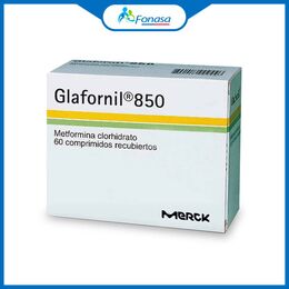 Glafornil (R) Metformina 850mg 60 Comprimidos Recubiertos