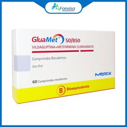 Gluamet (B) 50/850 x 60 Comprimidos Recubiertos