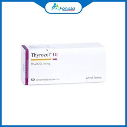Thyrozol Tiamazol 10mg 50 Comprimidos Recubiertos