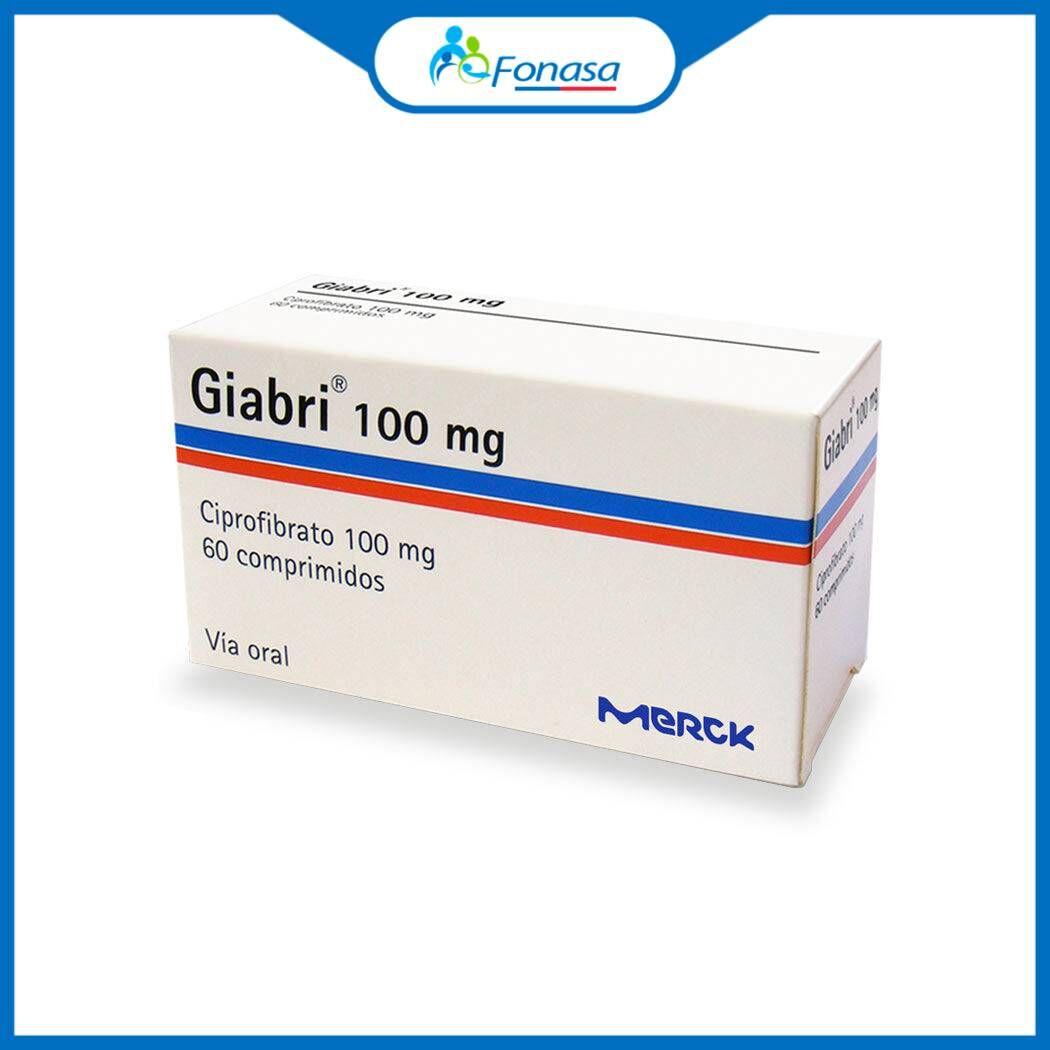 Giabri (B) Ciprofibrato 100mg 60 Comprimidos