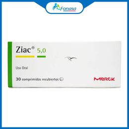 Ziac 2.5 (R) Bisoprolol / Hidroclorotiazida 30 Comprimidos Recubiertos