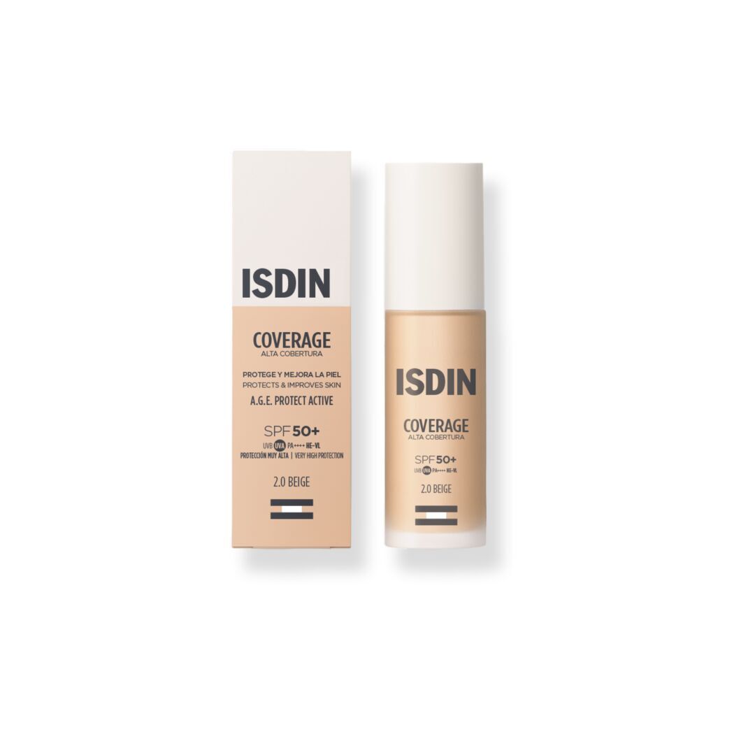 ISDIN Coverage Beige 02 Base de maquillaje SPF 50+