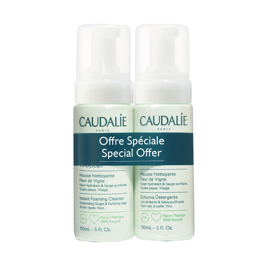 Caudalie Vinoclean Espuma Limpiadora Duo 150 ml