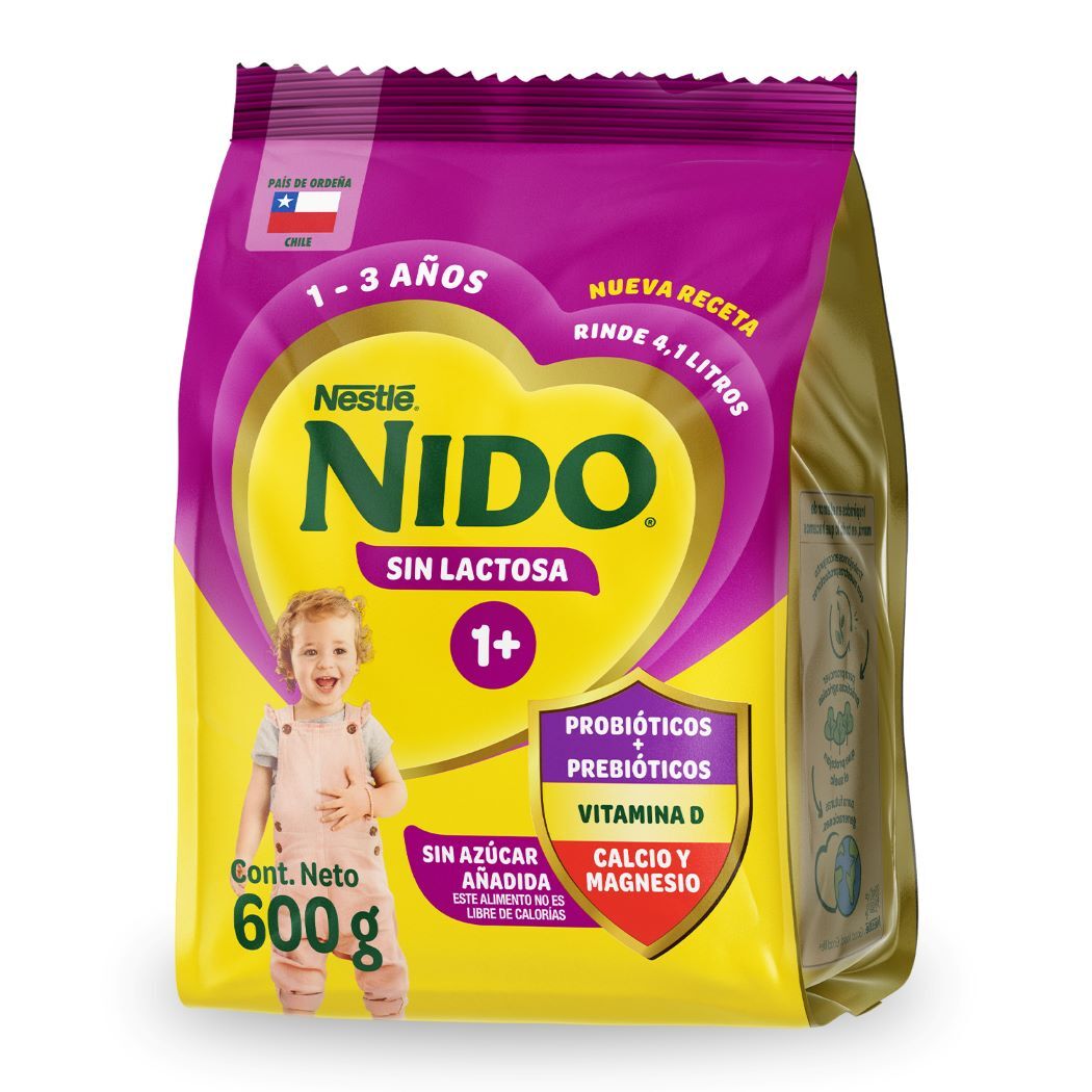 Fórmula Láctea NIDO® 1+ Sin Lactosa 600g