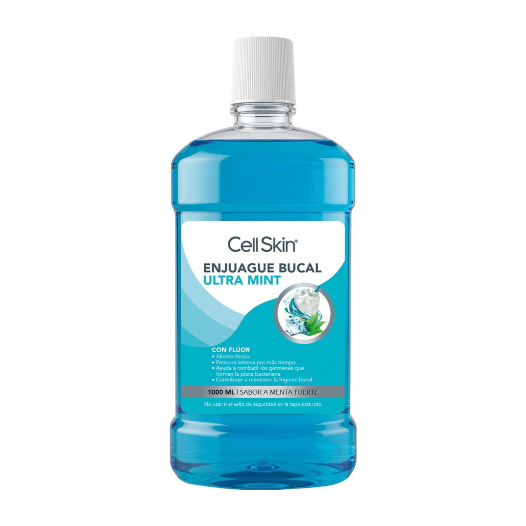 Cell Skin Enjuague Bucal Ultra Mint 1 Lt