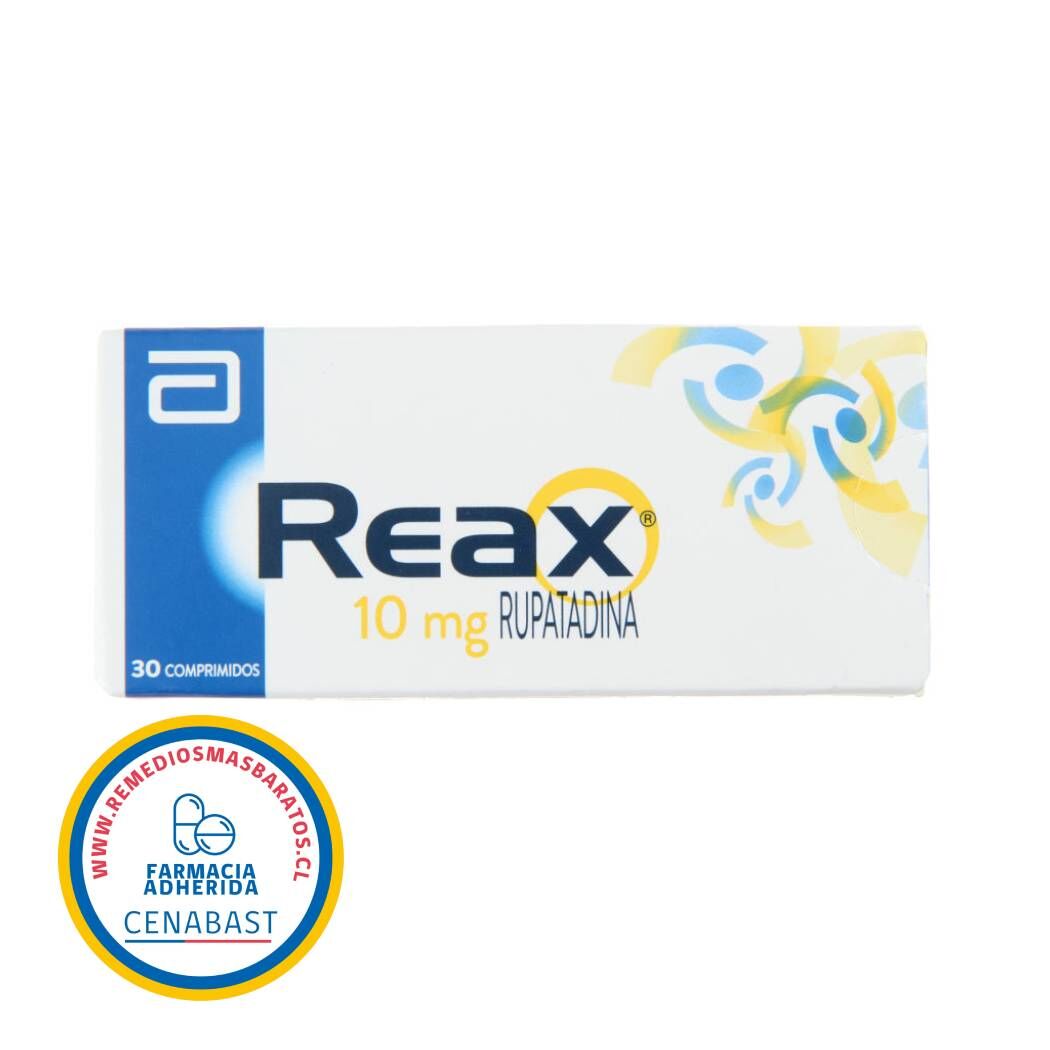Reax Rupatadina 10mg 30 Comprimidos