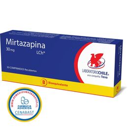 Mirtazapina (B) 30mg 30 Comprimidos Recubiertos