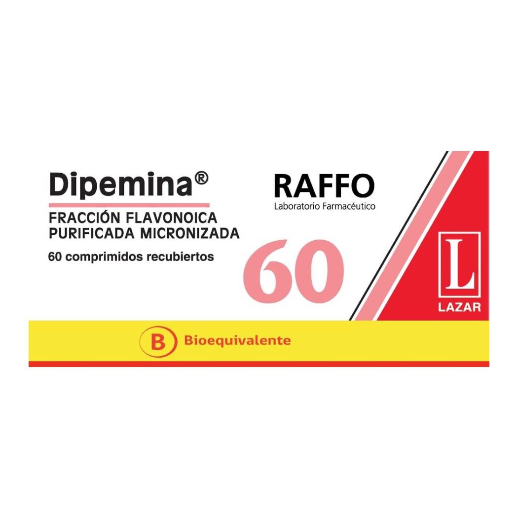 Dipemina Diosmina / Hesperidina 450mg/50mg 60 Comprimidos Recubiertos