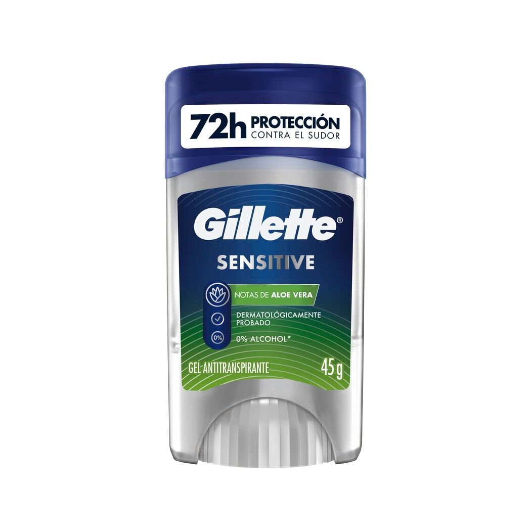 Gillette Gel Sensitive Invisible Áloe 45 gr