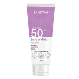 Protector Solar Sandtan Baby & Kids FPS50 50g Pomo