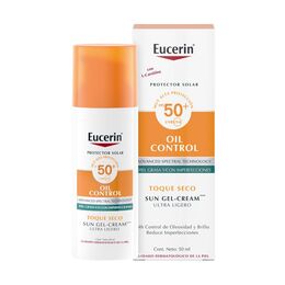 EUCERIN Protector Solar Oil Control Gel Crema Facial FPS50+ 50ml