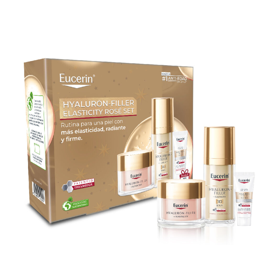EUCERIN Set Hyaluron-Filler+Elasticity Rosé FPS30 Anti-Edad