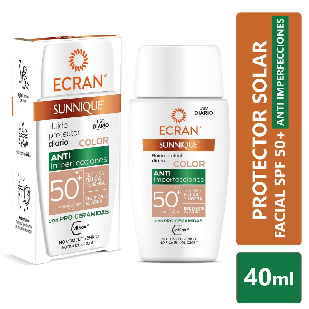  Sunnique Sérum Anti-imperfecciones Color SPF50+ 40ml