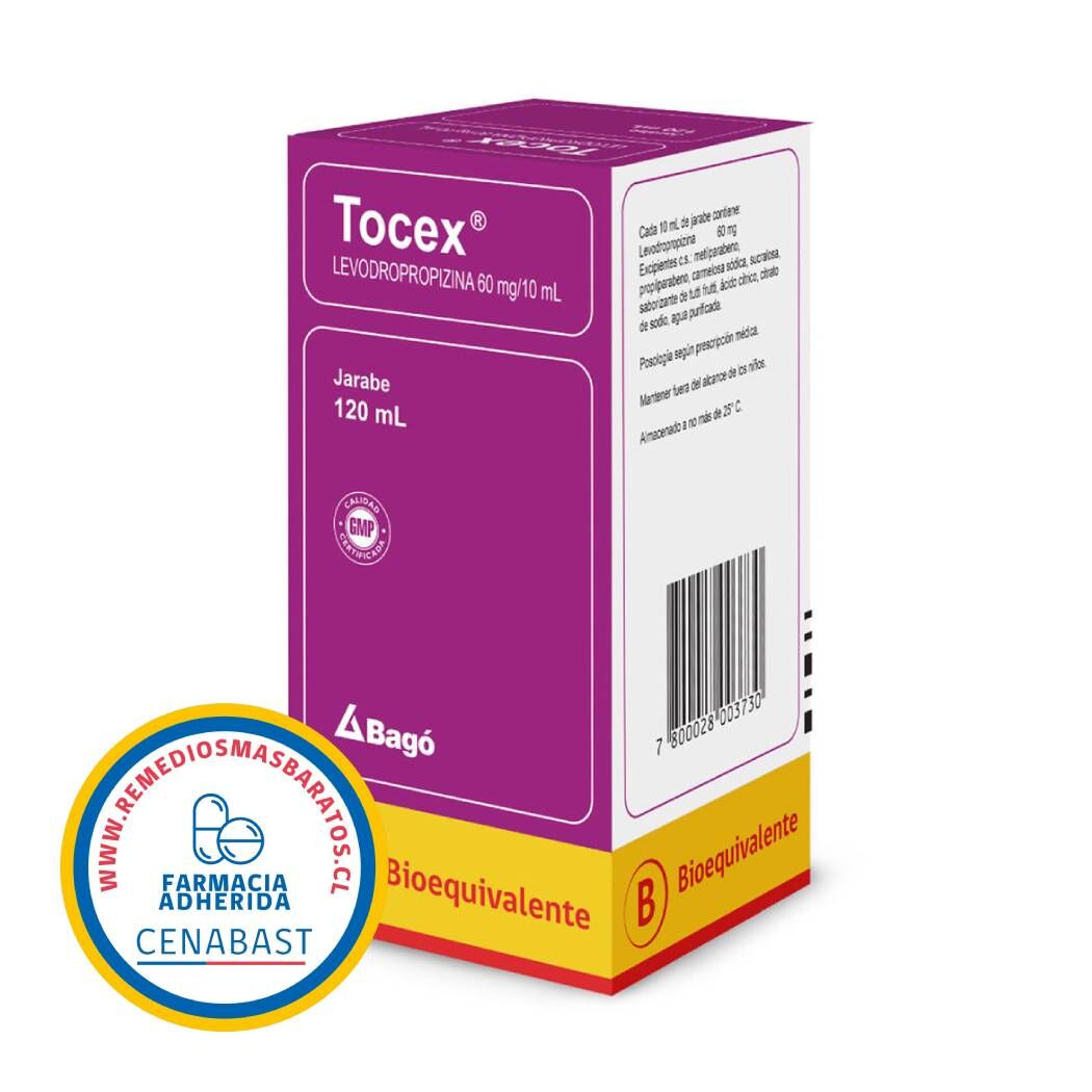 Tocex (B) Levodropropizina 60mg/10ml Jarabe 120ml - Cenabast
