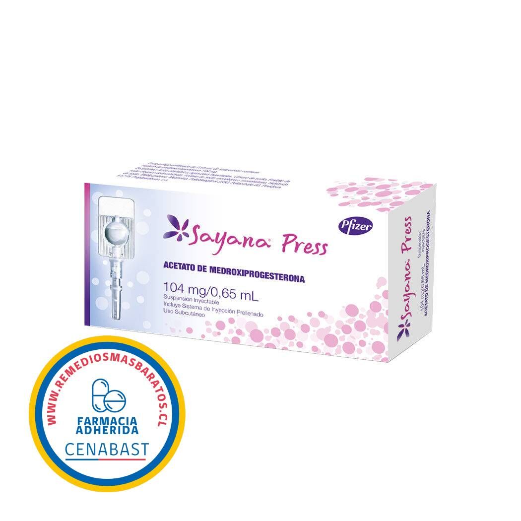 Sayana Press Medroxiprogesterona Inyectable 1 Jeringa Prellenada
