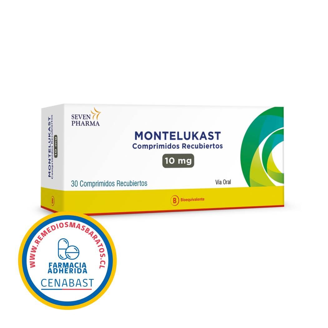 Montelukast 10mg 30 Comprimidos Recubiertos - Cenabast