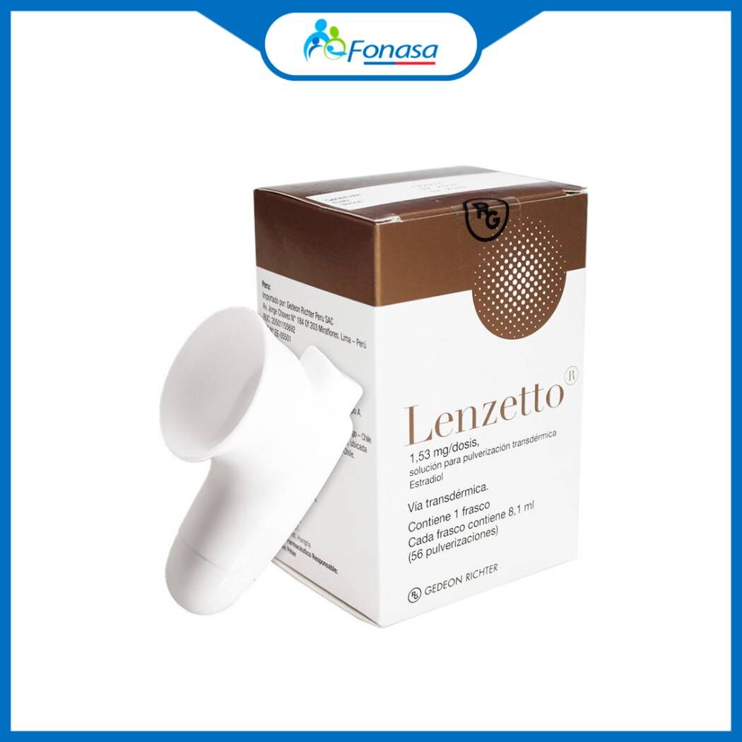 Lenzetto Estradiol 1.53mg Pulverización Transdérmica 56 Dosis