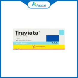 Traviata (B) Paroxetina 20mg 30 Comprimidos Recubiertos