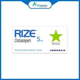 Rize (R) Clotiazepam 5mg 30 Comprimidos Recubiertos