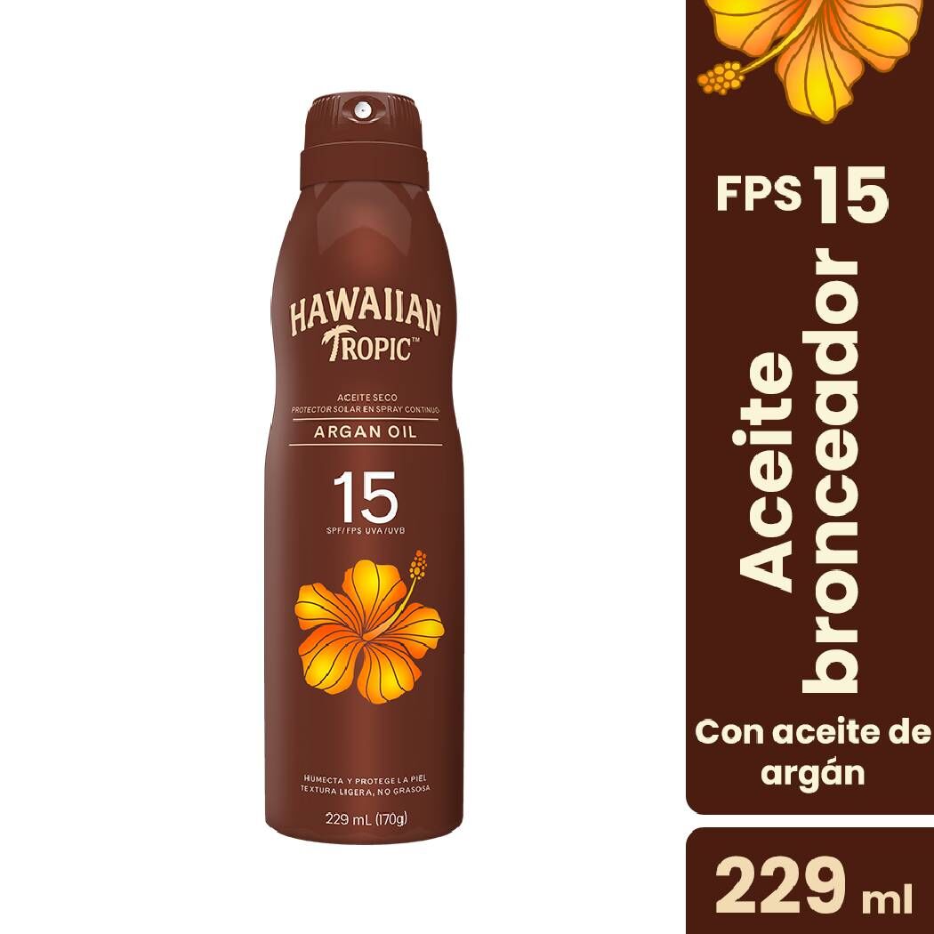 Hawaiian Tropic Argan Oil FPS15 170g