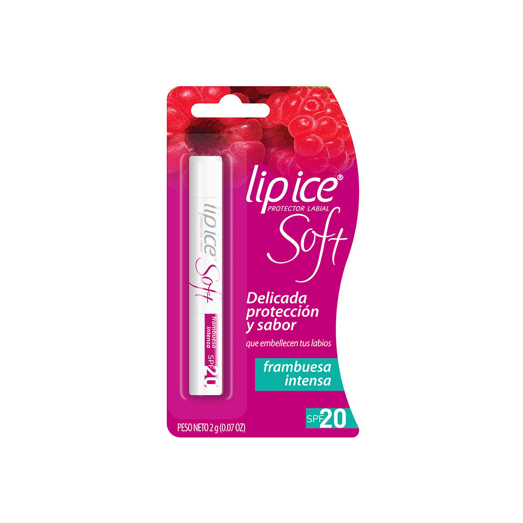 Lip Ice Protector Labial FPS20 Frambuesa Intensa