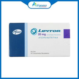 Lipitor (R) Atorvastatina 20mg 30 Comprimidos Recubiertos