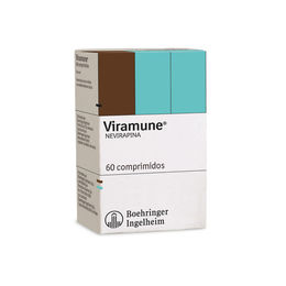 Viramune (R) Nevirapina 200mg 60 Comprimidos