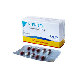 Plenitex (B) Pregabalina 75mg 30 Cápsulas