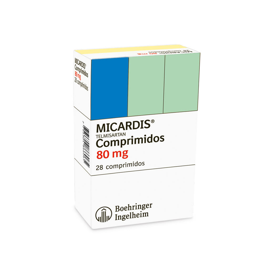 Micardis (R) Telmisartan 80mg 28 Comprimidos