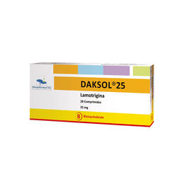 Daksol (B) Lamotrigina 25mg 28 Comprimidos