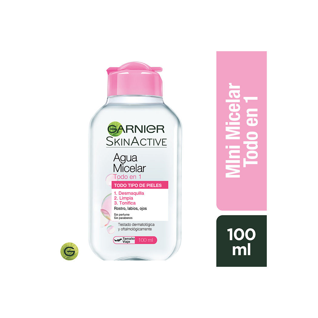 Agua Micelar Mini Todo En 1 Garnier 100ml
