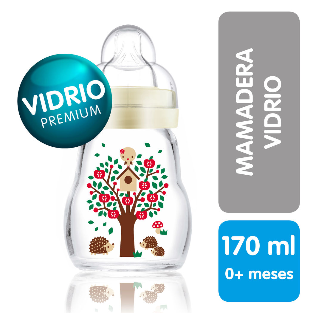 Mamadera 0+ 170 ml Vidrio Unisex