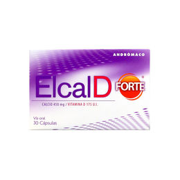 Elcal D Calcio/Vitamina D3 30 Cápsulas