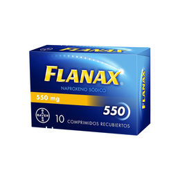 Flanax (R) Naproxeno 550mg 10 Comprimidos Recubiertos