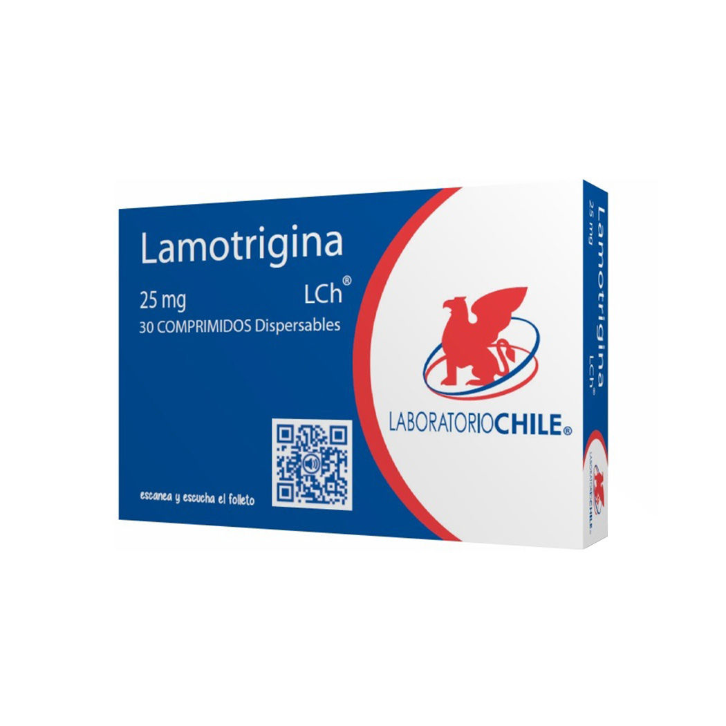 Lamotrigina (B) 25mg 30 Comprimidos Dispersables