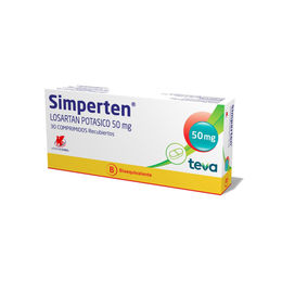 Simperten (B) Losartan 50mg 30 Comprimidos Recubiertos