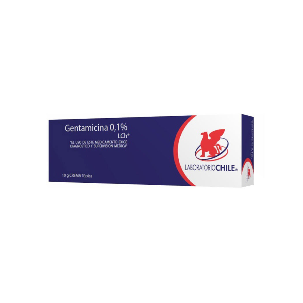 Gentamicina 0.1% Crema Tópica 10g