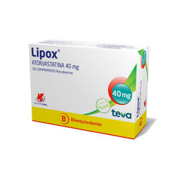 Lipox (B) Atorvastatina 40mg 30 Comprimidos Recubiertos