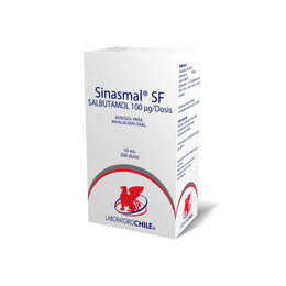 Sinasmal Sf Salbutamol 100 mcg / DS Inhalador Bucal 200 Dosis
