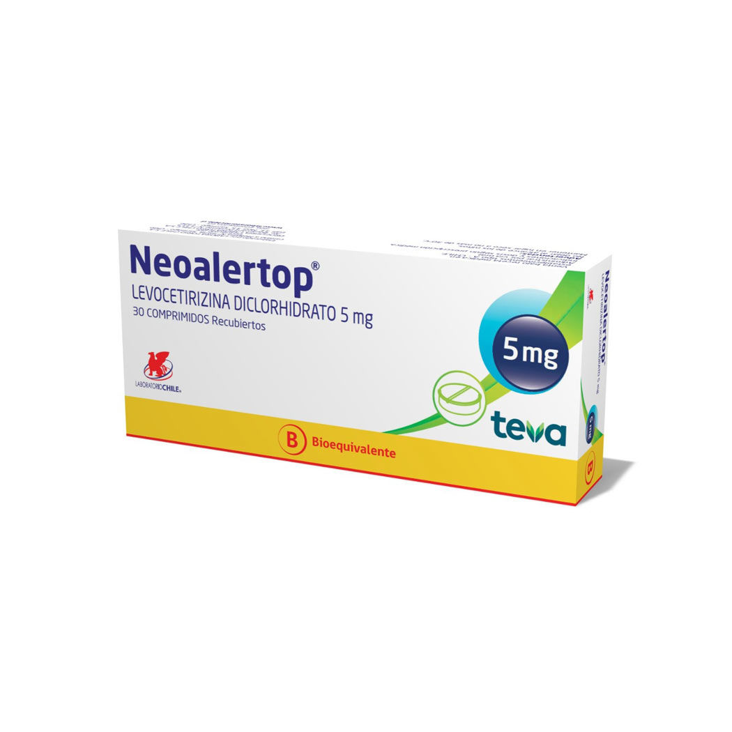 Neoalertop (B) Levocetirizina 5mg 30 Comprimidos Recubiertos