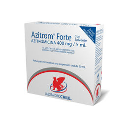 Azitrom Forte Azitromicina 400mg/5ml Solución Oral 20ml