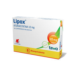 Lipox 10 Mg. 30 Comprimidos Recubiertos