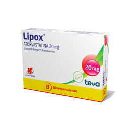 Lipox 20 Mg. 30 Comprimidos Recubiertos