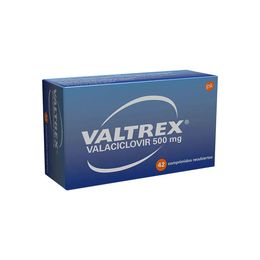 Valtrex (R) Valaciclovir 500mg 42 Comprimidos Recubiertos