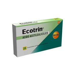 Ecotrin (R) 100mg 28 Comprimidos Recubiertos