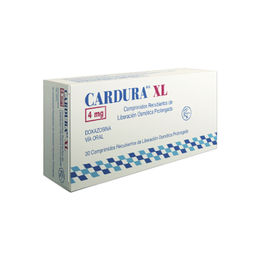 Cardura XL Doxazosina 4mg 30 Comprimidos Prolongados