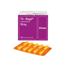 T4 - Bagó (B) Levotiroxina 100mcg 100 Comprimidos Flexidosis