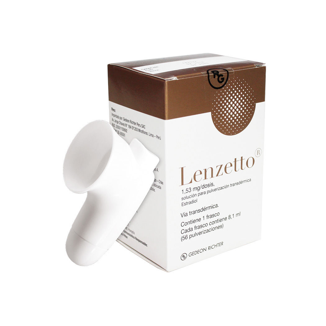 Lenzetto Estradiol 1.53mg Pulverización Transdérmica 56 Dosis