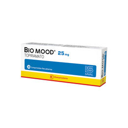 Bio Mood (B) Topiramato 25mg 30 Comprimidos Recubiertos