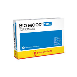 Bio Mood (B) Topiramato 100mg 30 Comprimidos Recubiertos